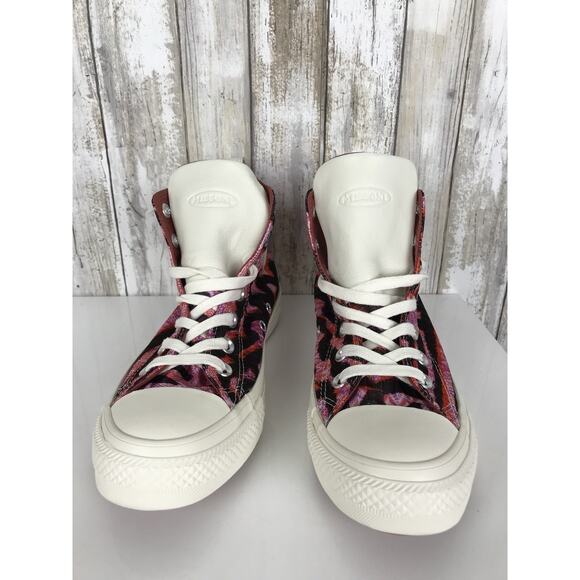 MISSONI Converse Chuck Taylor Star High Top Pink Black 154441C 4.5/ 6.5 RARE NEW - Picture 6 of 12